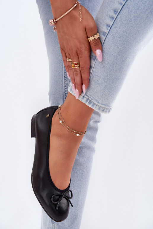 Ballerines Féminin Il fautciejka P6800-01 couleur noire