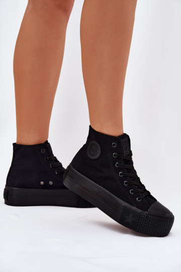 Chaussures de loisirs avec une plateforme Big Star RR274742 couleur noire