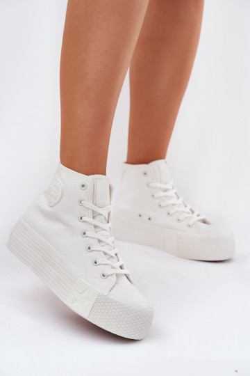 Chaussures de loisirs avec une plateforme Big Star RR274743 couleur blanche 2