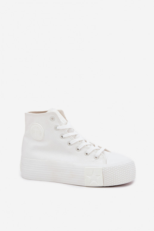 Chaussures de loisirs avec une plateforme Big Star RR274743 couleur blanche