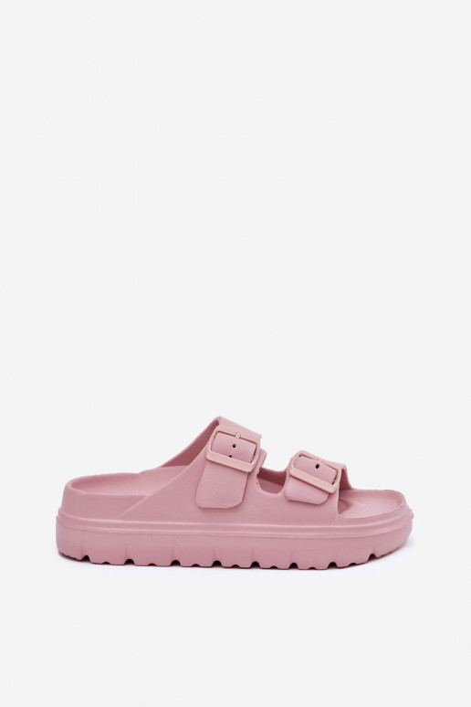 Chaussons femme avec mousse avec une plateforme couleur rose Melorea Chaussons femme avec mousse avec une plateforme couleur rose Melorea