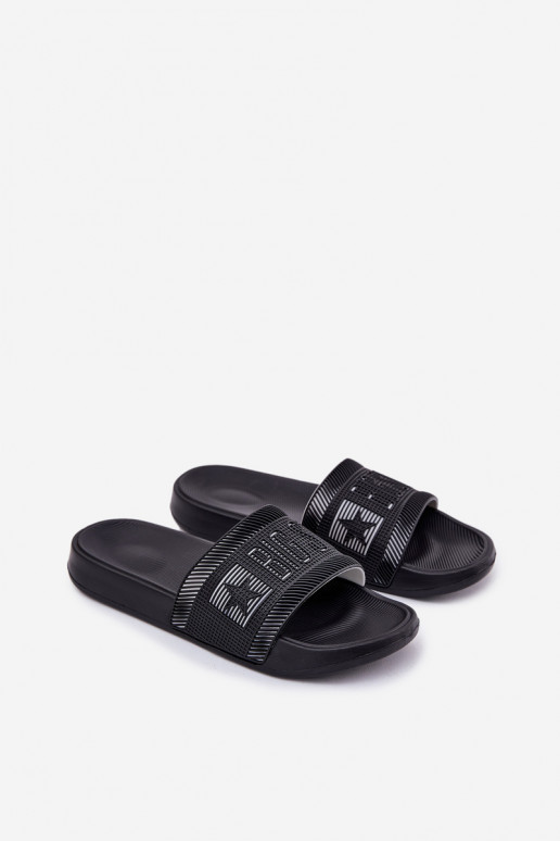 Mâle Chaussons Big Star RR174A053 couleur noire Mâle Chaussons Big Star RR174A053 couleur noire