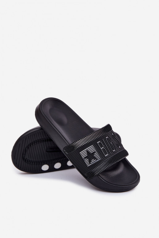 Mâle Chaussons Big Star RR174A053 couleur noire Mâle Chaussons Big Star RR174A053 couleur noire