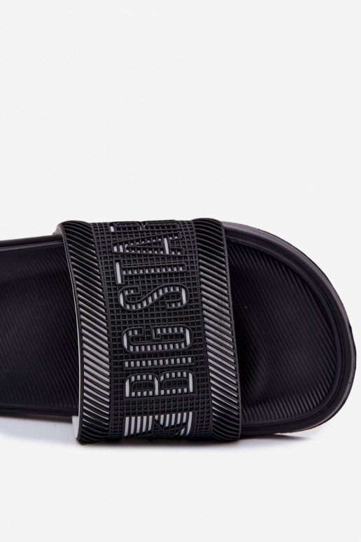 Mâle Chaussons Big Star RR174A053 couleur noire Mâle Chaussons Big Star RR174A053 couleur noire