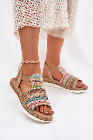 Sandales pour femmes Avec tresse Couleurs différentes Jelana 2