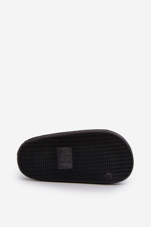 Puéril Pantoufles légères Avec l ours couleur noire Lindeheta