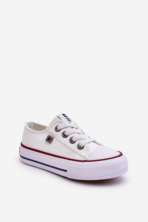 Chaussures de loisirs modèle classique pour enfants Big Star DD374160 couleur blanche