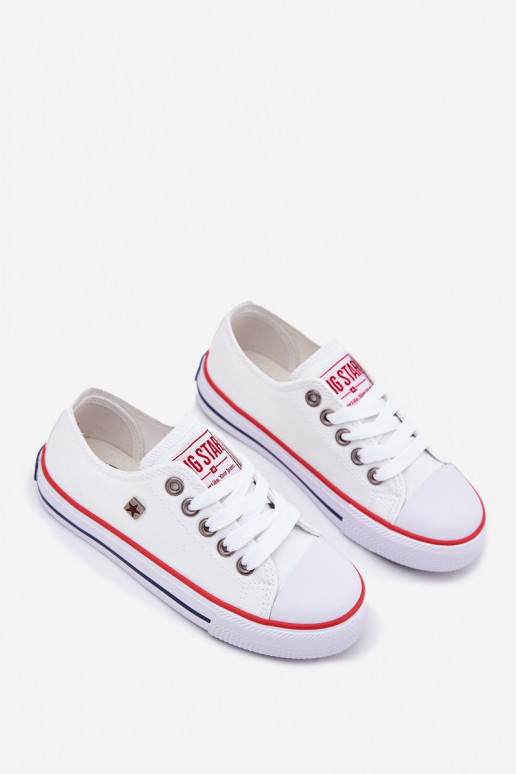 Chaussures de loisirs modèle classique pour enfants Big Star DD374160 couleur blanche
