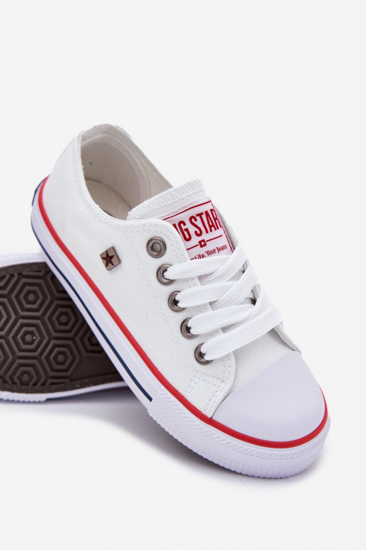 Chaussures de loisirs modèle classique pour enfants Big Star DD374160 couleur blanche