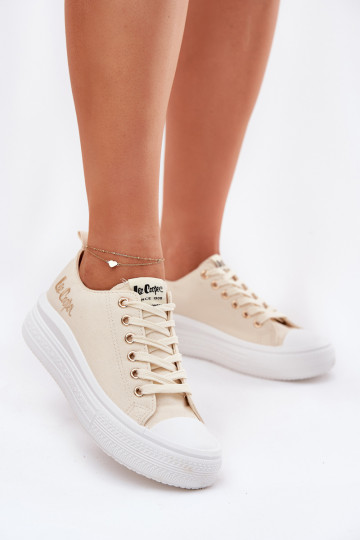 Chaussures de loisirs avec une plateforme Lee Cooper LCDANS-24-44-2464L beige 2