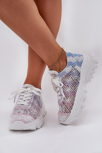 Baskets de style sportif pour femmes de différentes couleurs avec tige en dentelle, "Jelhiris" 2