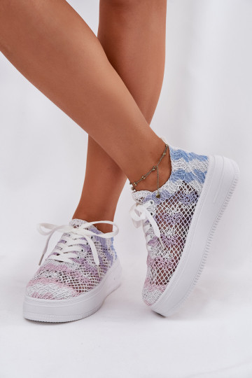 Chaussures modèle baskets Féminin avec une plateforme Z SzydełkoÀą CholeÀką Couleurs différentes Mirietto