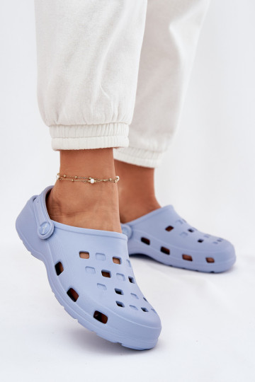 Pantoufles légères pour femmes LEMIGO 806 couleur bleue