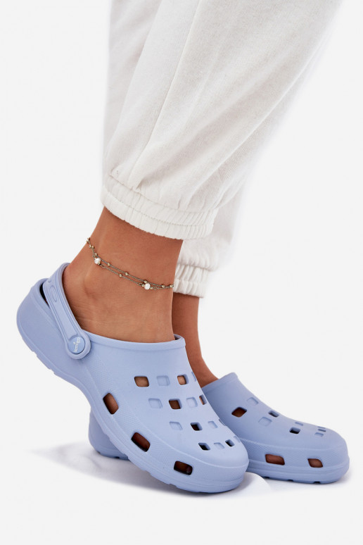 Pantoufles pour femmes Pantoufles légères LEMIGO 806 couleur bleue