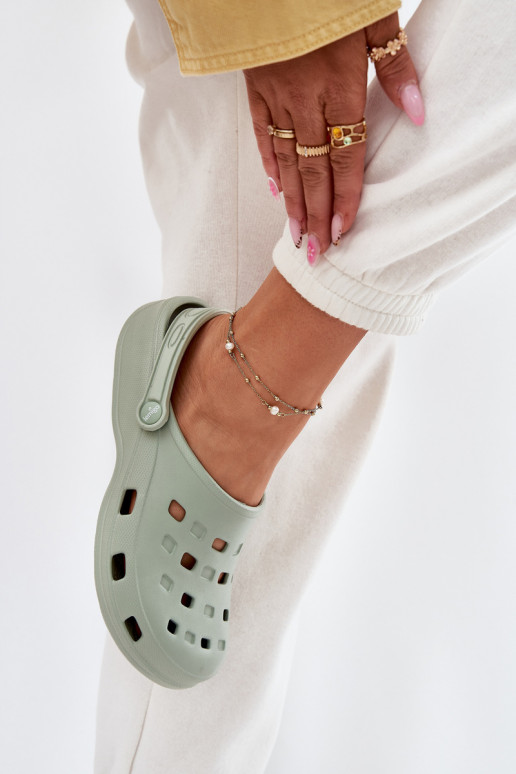 Pantoufles pour femmes Pantoufles légères LEMIGO 806 couleur menthe