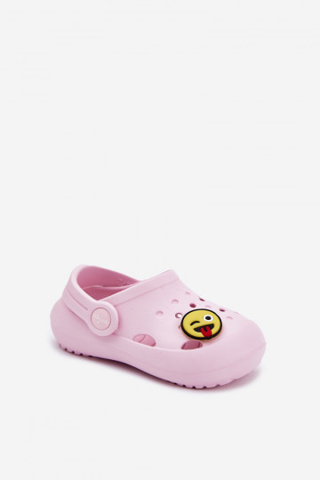 Chaussons Puéril Pantoufles légères Z Przypinką LEMIGOSE 880 couleur rose