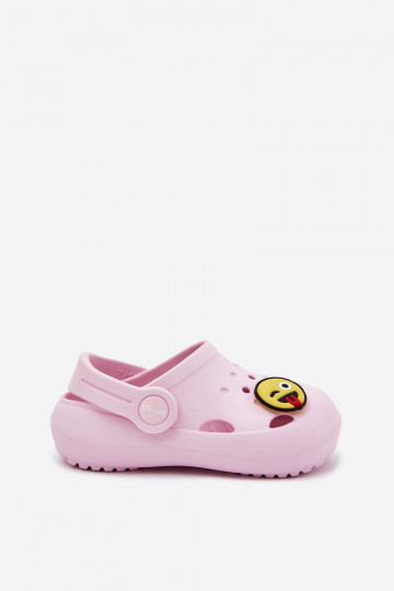 Pantoufles légères pour enfants avec boucle LEMIGOSE 880 couleur rose 2