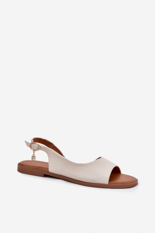 Sandales pour femmes avec des talons larges beige DANSeanise Sandales pour femmes avec des talons larges beige DANSeanise