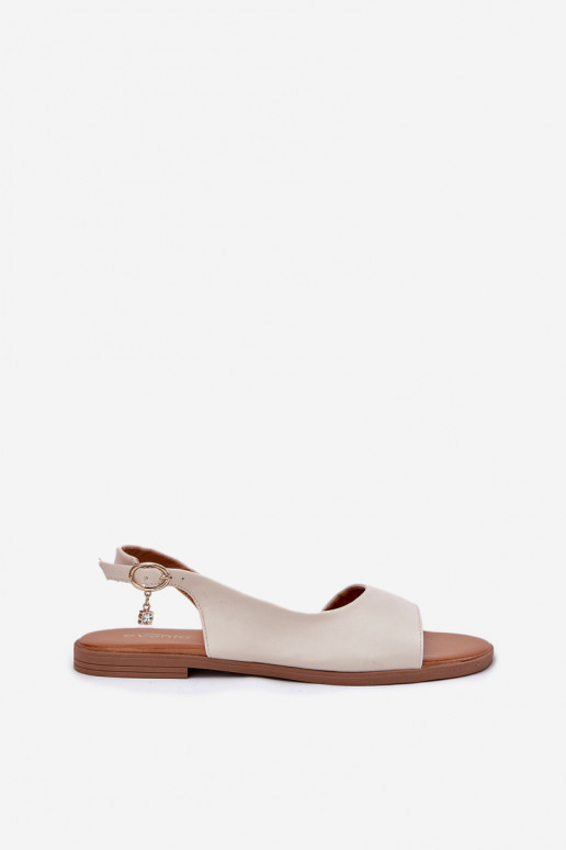 Sandales pour femmes avec des talons larges beige DANSeanise Sandales pour femmes avec des talons larges beige DANSeanise