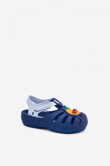 des sandales Puéril avec attaches adhésives OÀoce 83615 Ipanema Summer XIV Baby bleu foncé 2
