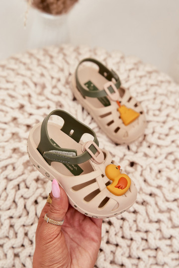 Sandales pour enfants avec fermetures auto-agrippantes Ipanema Summer XV Baby 83619 couleur sable