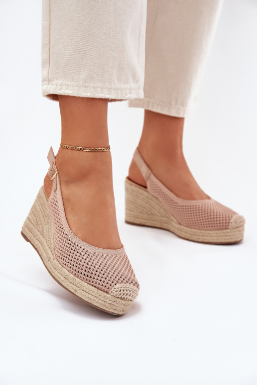 Sandales pour femmes Sur un coin Avec tresse couleur rose Tulliata Sandales pour femmes Sur un coin Avec tresse couleur rose Tulliata