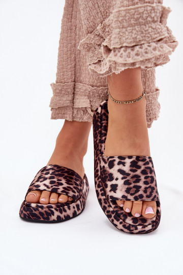 Mules à plateforme Dovasse avec motifs léopard 2