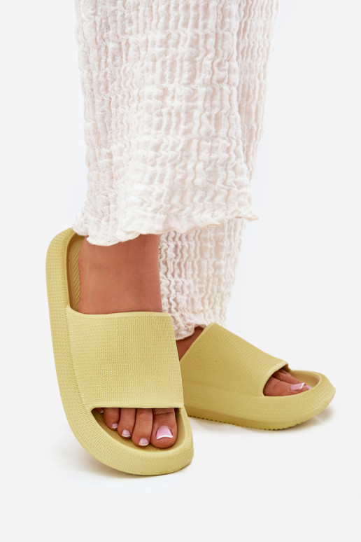 Féminin Chaussons légers en mousse Sur une semelle épaisse Calcaire Querceria