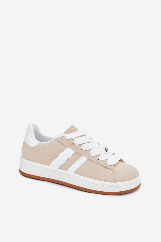baskets Chaussures modèle baskets Féminin en cuir écologique beige Ravina baskets Chaussures modèle baskets Féminin en cuir écologique beige Ravina
