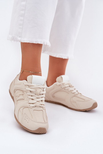 baskets Féminin Z en daim écologiqueu beige Dorella 2