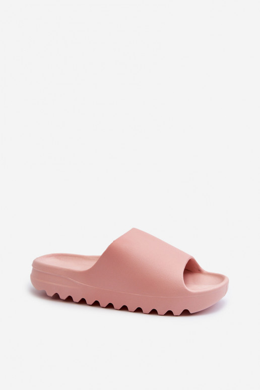 Pantoufles à la mode avec une plateforme couleur rose Estella Pantoufles à la mode avec une plateforme couleur rose Estella