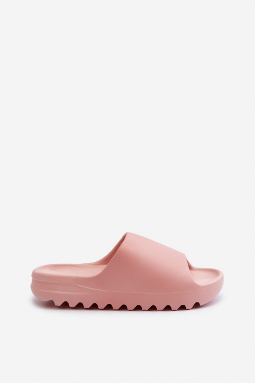 Pantoufles à la mode avec une plateforme couleur rose Estella Pantoufles à la mode avec une plateforme couleur rose Estella