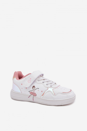 Puéril baskets Ballerine couleur blanche Ulinasse 2