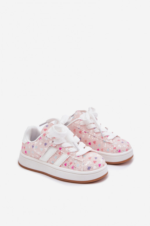 Chaussures de sport brillantes Puéril Dans les coeurs couleur rose Tessina Chaussures de sport brillantes Puéril Dans les coeurs couleur rose Tessina