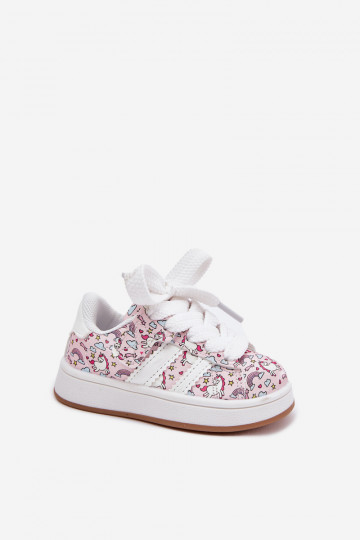 Baskets pour enfants à thème licorne, couleur rose "Ilana" 2