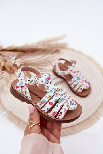 Sandales pour enfants en cuir synthétique de différentes couleurs "Tai tuririana"
