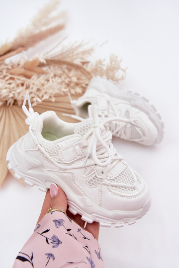 Baskets pour enfants couleur blanche