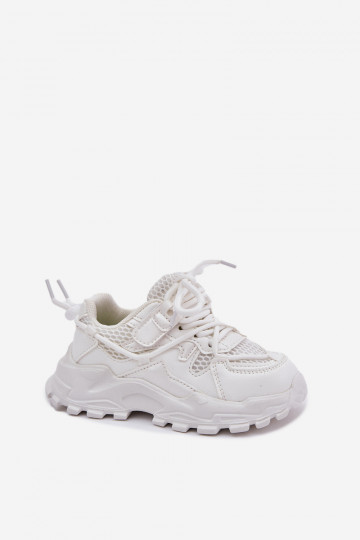 Baskets pour enfants couleur blanche 2