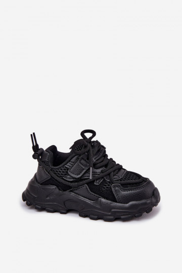 Baskets pour enfants couleur noire 2