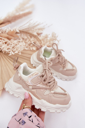 baskets Chaussures modèle baskets Puéril beige Tilvianea