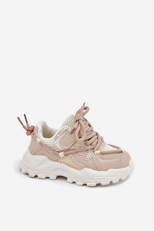 baskets Chaussures modèle baskets Puéril beige Tilvianea