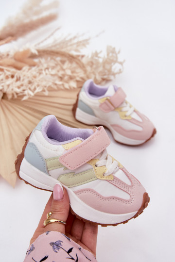 chaussures Baskets pour enfants avec attaches adhésives Couleurs différentes Miranda