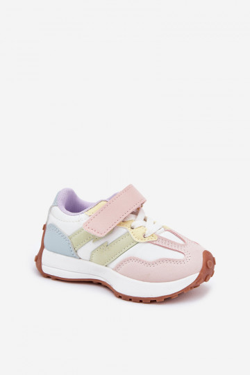 chaussures Baskets pour enfants avec attaches adhésives Couleurs différentes Miranda 2