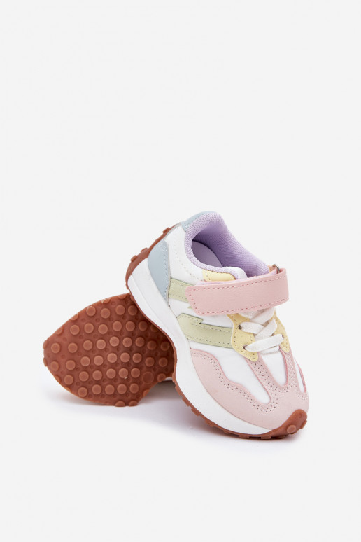 chaussures Baskets pour enfants avec attaches adhésives Couleurs différentes Miranda
