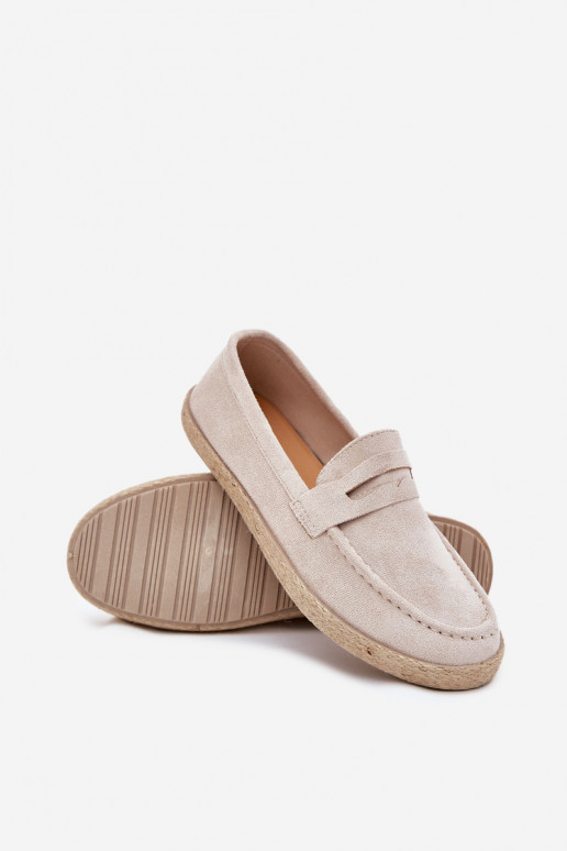 Mocassins Mâle Avec tresse beige Fiamar Mocassins Mâle Avec tresse beige Fiamar
