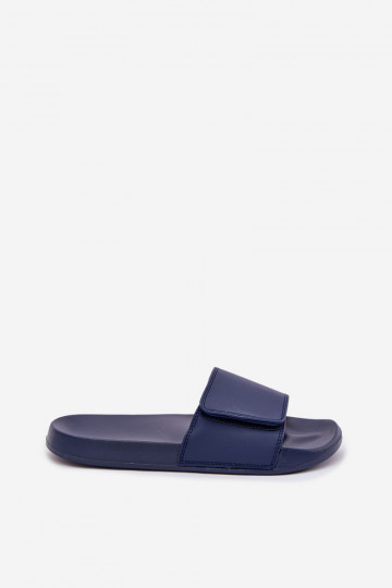 Chaussons pour hommes 4FMM00FFLIM032-31S bleu foncé 2