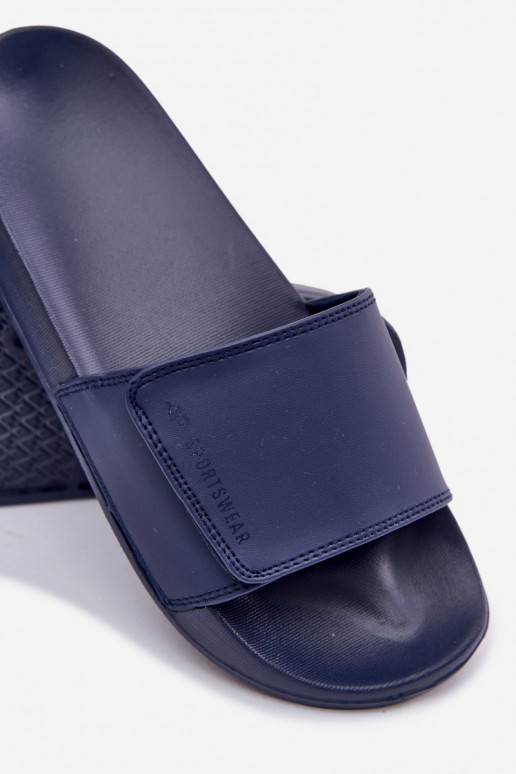 Chaussons Mâle 4FMM00FFLIM032-31S bleu foncé Chaussons Mâle 4FMM00FFLIM032-31S bleu foncé