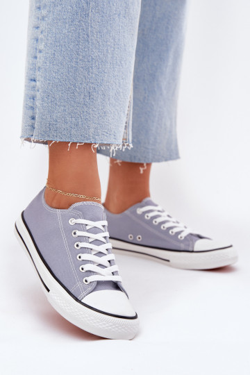 Féminin Modèle classique chaussures décontractées couleur bleue Omerta