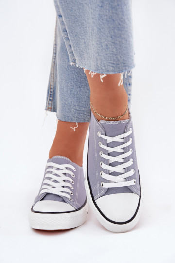 Féminin Modèle classique chaussures décontractées couleur bleue Omerta 2