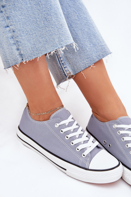 Féminin Modèle classique chaussures décontractées couleur bleue Omerta Féminin Modèle classique chaussures décontractées couleur bleue Omerta